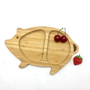 bamboo baby plate