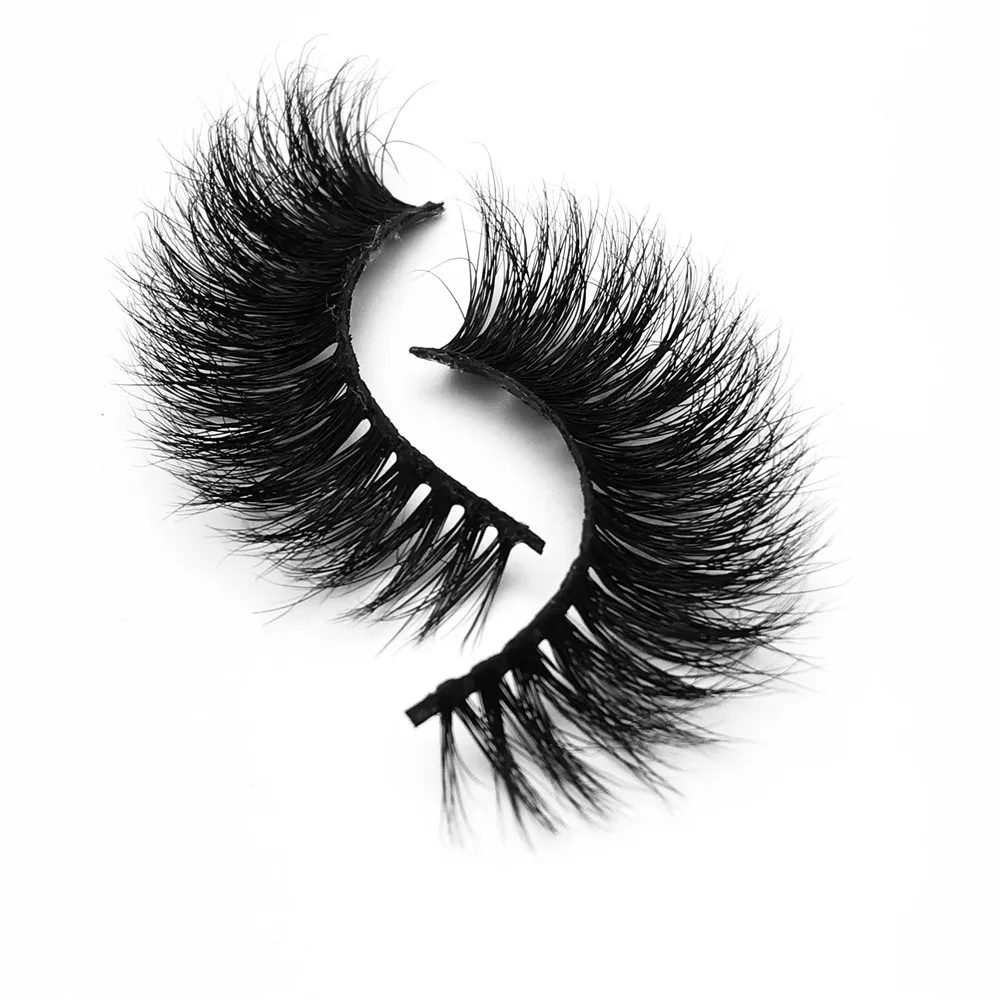 

New style Luxury 18mm mink lashes Natural longer size Fluffy mink fur eyelashes Private label Lash
