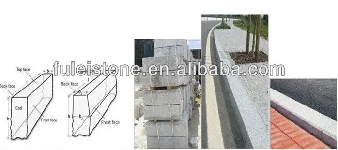 Granite curbstone