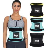 

Custom Your Brand Logo Compression Adjustable Nylon Belt Slimming Tummy Women Workout Back Support Waist Trainer Belt