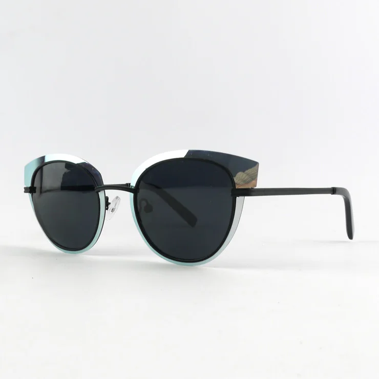 

2018 New Cat Eye UV400 Cateye Women Fashion Round Eyewear Shades Mirror Sun Glasses Sunglasses