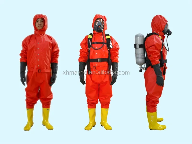 Fireman Rubber Protective Chemical Protective Suit For Sale - Buy ...