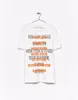 Custom Text Pattern Print T-shirt White 100% Cotton Tee Printing Slogan Summer Hip Hop Style Costume Tshirt