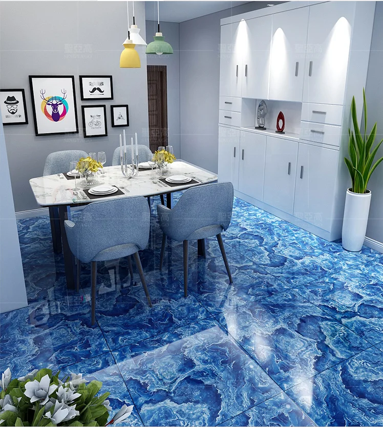 Ocean Blue Marble Floor Tile 800x800mm Buy Blue Marble Floor Tile,Ocean,80x80 Tile Product on