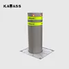 Wooden Pole safety Bollard for separation of pedestrian and vehicular