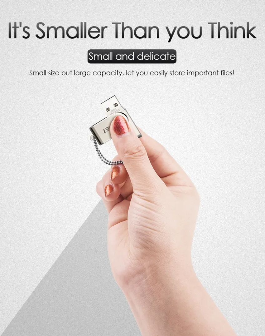 EAGET S30 16/32/64GB USB Flash Drive Memory Stick USB 3.0 Metal Mini Flash Disk Memory Pendrive External Storage - ANKUX.COM