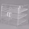 Wholesale Three Tier Slanted Front Acrylic Bakery Display Cabinet
