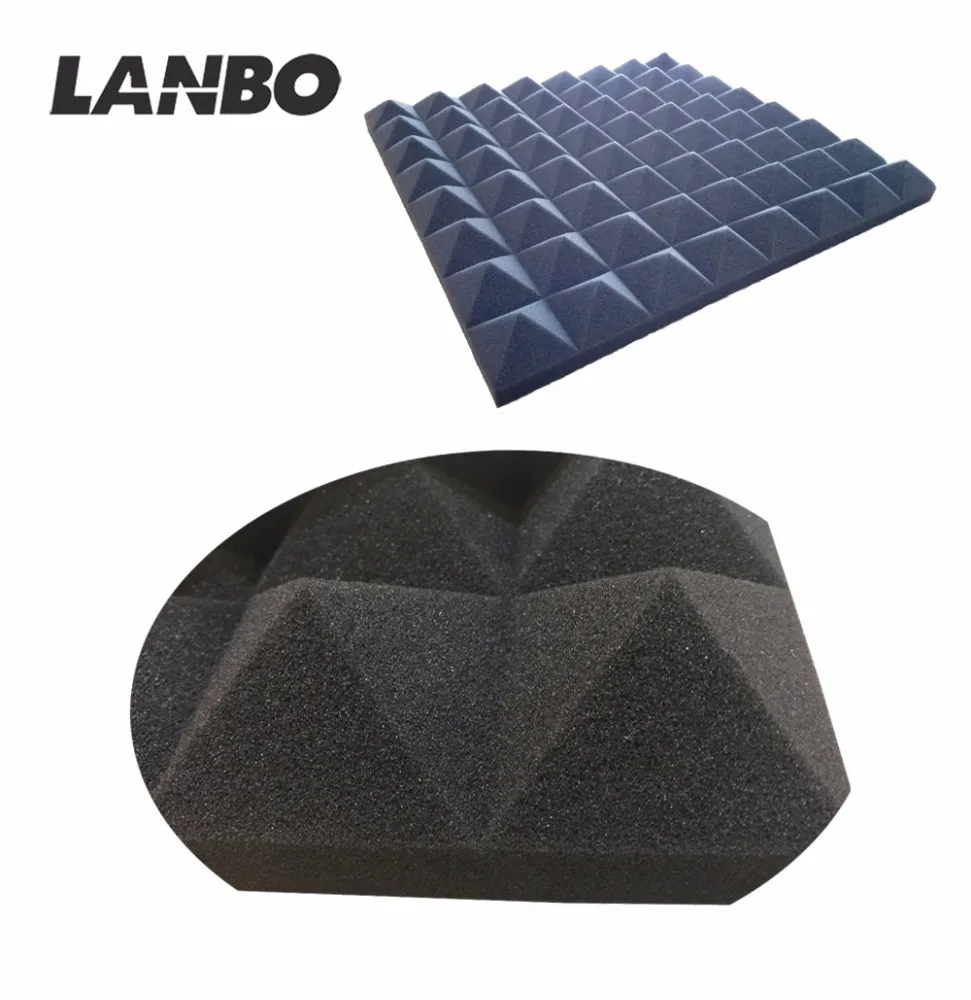 
China Wholesale Sound Absorbing Acoustic Foam Panels with wedge/egg/pyramid shape 