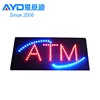12x24Inch Bright Flashing Shining ATM LED Open Sign for Bank and ATM Machine, Advertising LED Display Board
