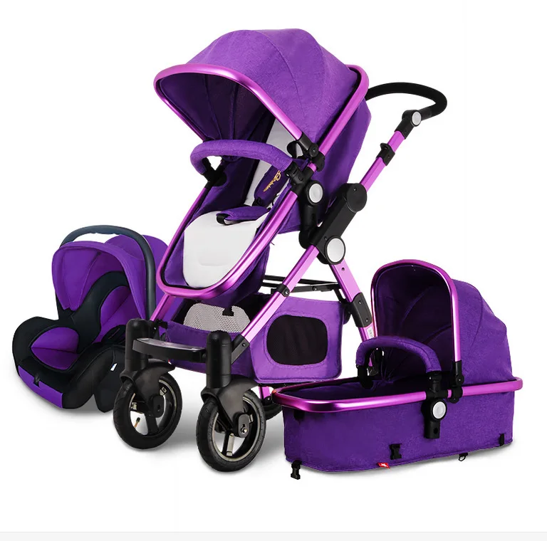 purple pram
