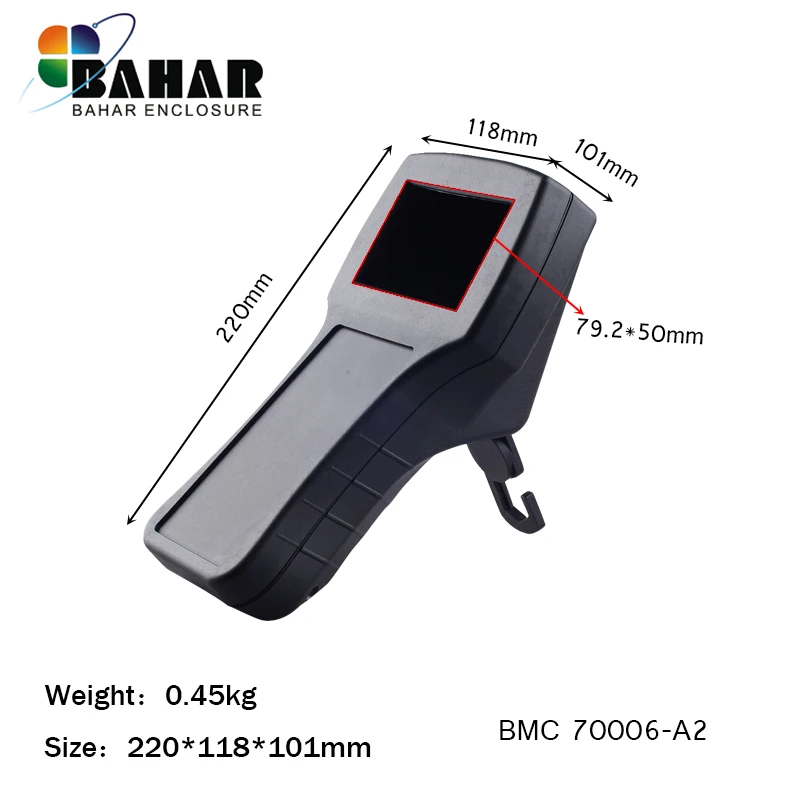 Nylon Glass fiber plastic electronic portable instrument enclosure BMC70006 with high quality.