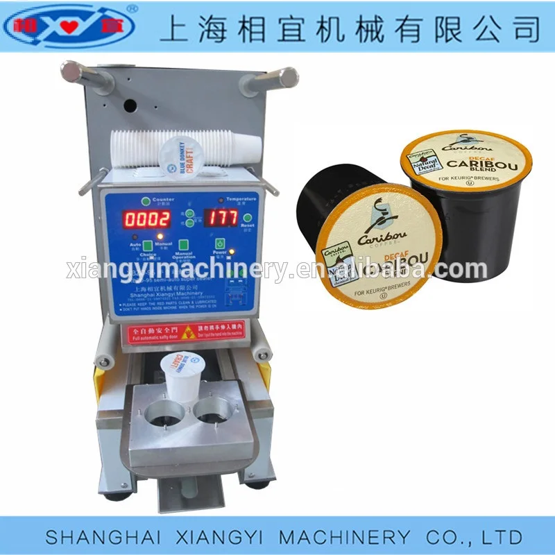 Shanghai Factory Price Semiauto (manual) Sealing Machine.(2 K Cups,4