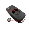 Suzuki Vitara flip folding key blade no keypad 2 button remote blank car key case shell with logo