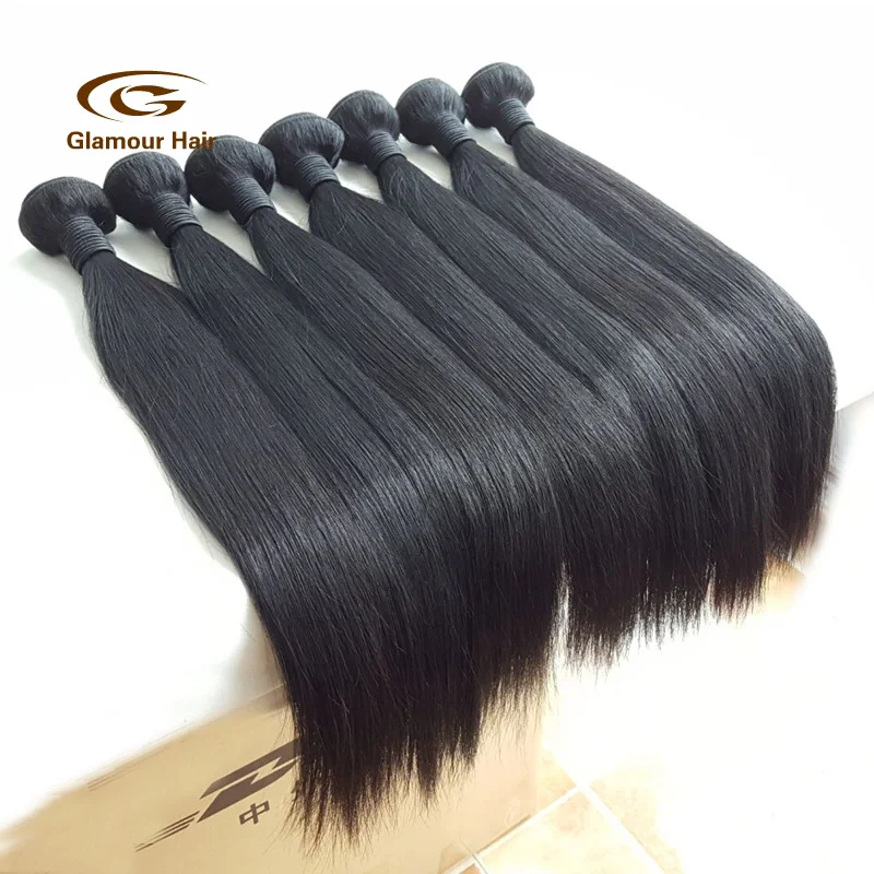 

Wholesale Cheap Indian Hair 9A Virgin Human Hair Bundles, Natural black