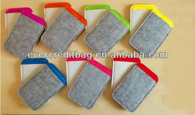 Eco Friendly Felt Protect Bag for Cell Phone