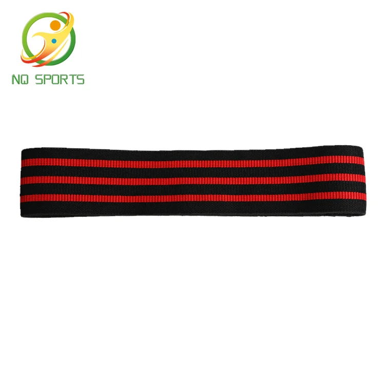 

NQ Sports Custom Logo Colorful Hip Fitness Fabric Elastic Rubber Latex Resistance Bands For Booty Shaping And Lifting, Pink or customized color