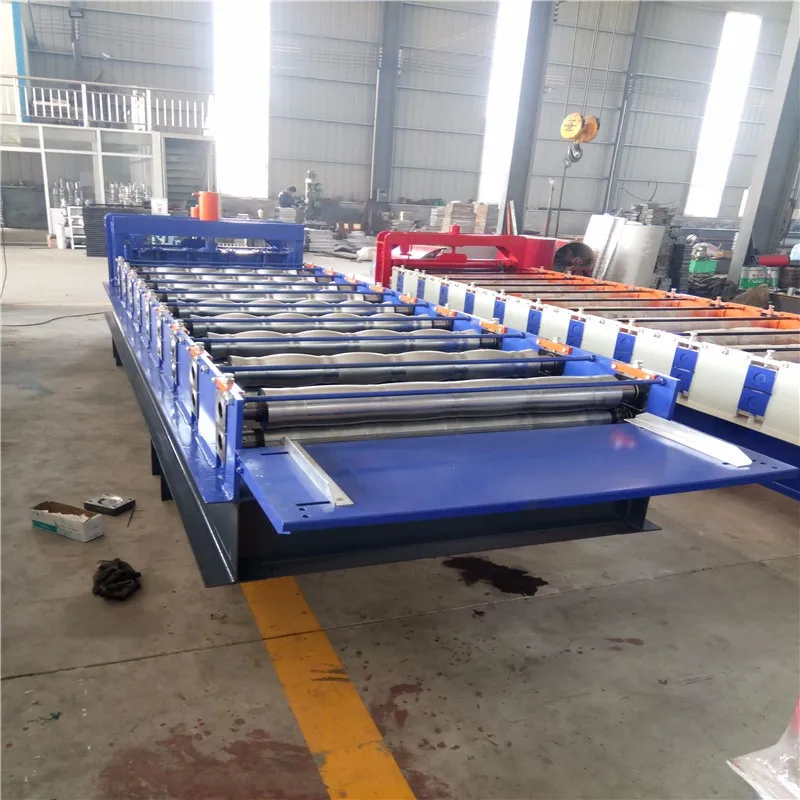 Cangzhou Tile Making Machinery Automatic Press For Panel Metal Sheet