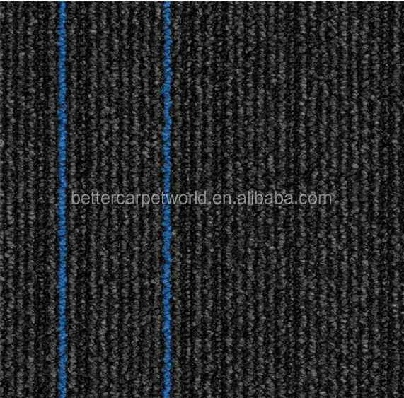 100 Nylon/polypropylene Loop Pile Jacquard Carpet Tiles And Office