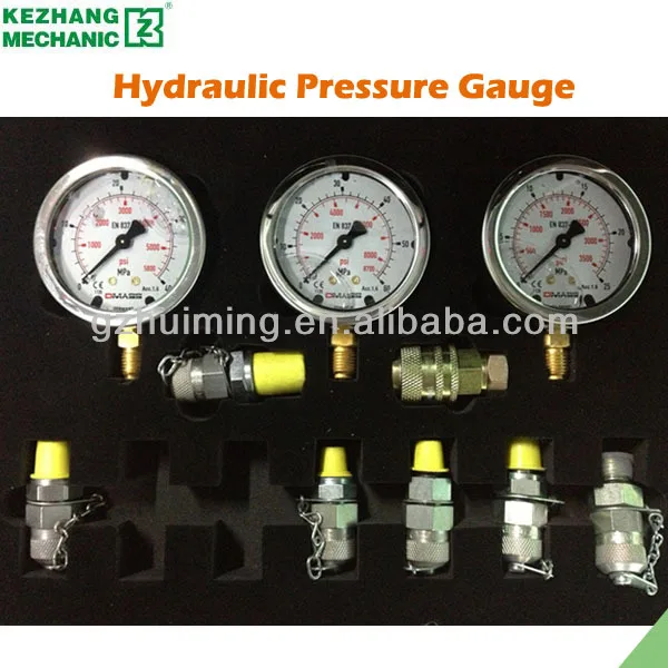 digital hydraulic oil pressure gauge