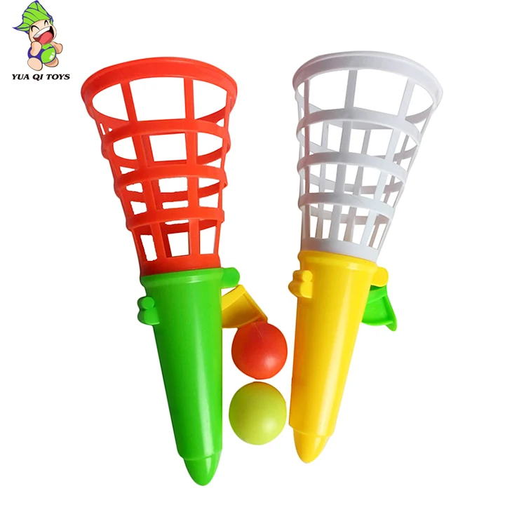 Custom 2 Pcs Funny Play Game Shooting Ball Sport Toy Ball Catch Game