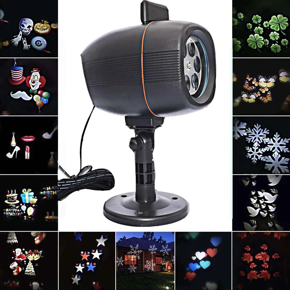 

Christmas outdoor Waterproof LED Laser Projector Snowflake dj Disco Light For Home Decoration Holiday light Projector