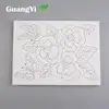 Different kinds of fancy unpainted decoration rose flower painting designs