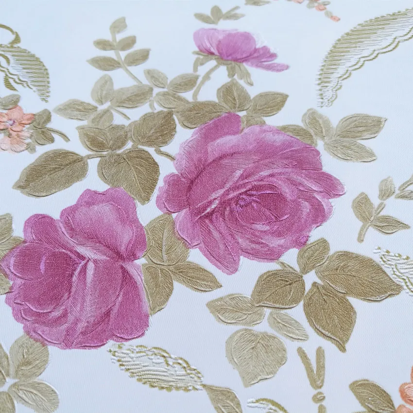 花柄pvc壁紙美しいバラの花壁紙 Buy Beautiful Rose Flower Wallpaper Pvc Wallpaper Floral Wall Paper Product On Alibaba Com