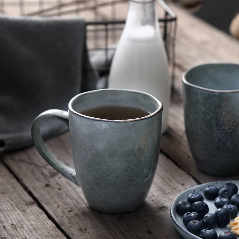 High Quality 400ml Grey Ceramic Big Coffee Mugs Luxury Thick Coffee Mug Buy Thick Coffee Mug Luxury Coffee Mug Ceramic Big Coffee Mugs Ceramic Product On Alibaba Com