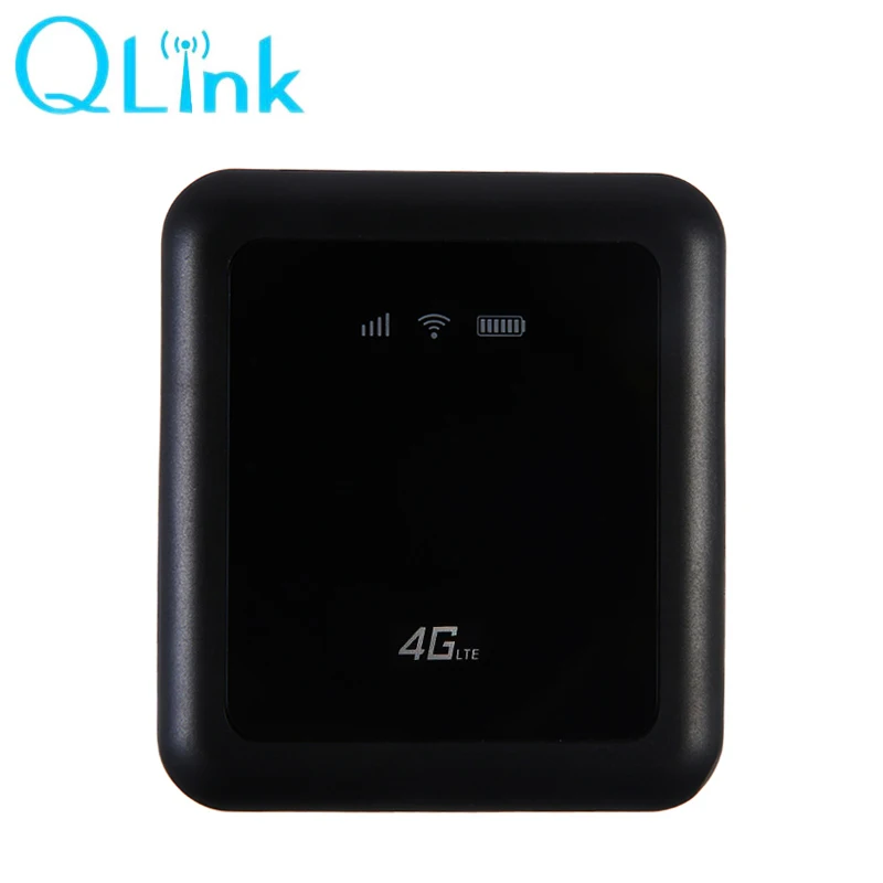 

150M 4G LTE Mobile Wifi Hotspot Wireless Router 5200Mah mifis, Black