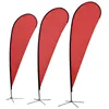 Factory Manufacture Sale Flying Quill Banner Promotion Feather Flag Teardrop Banner Beach Flag