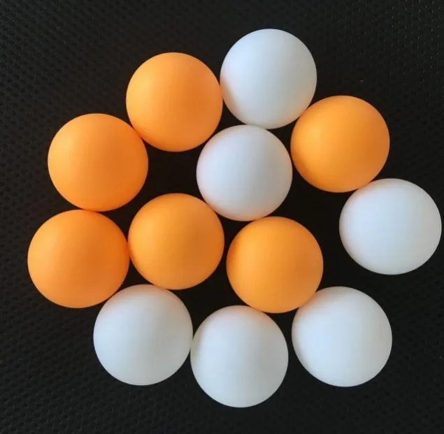 

40mm seamless ping pong ball Custom logo ABS plastic White yellow table tennis Ball in bulk, White/yello