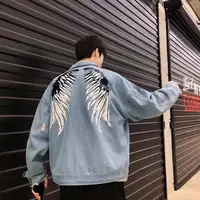 

2019 Fashion Young Man Boys Denim Men's Coats & jean jackets