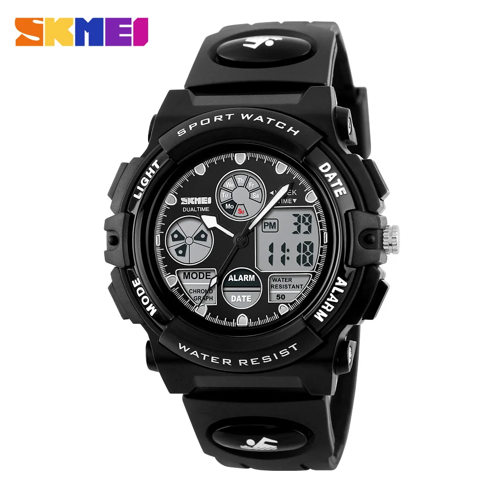 

Fashion alarm digital quartz relojes hombre skmei 1163 Kids Sports Watches, Black;blue;red;yellow;etc