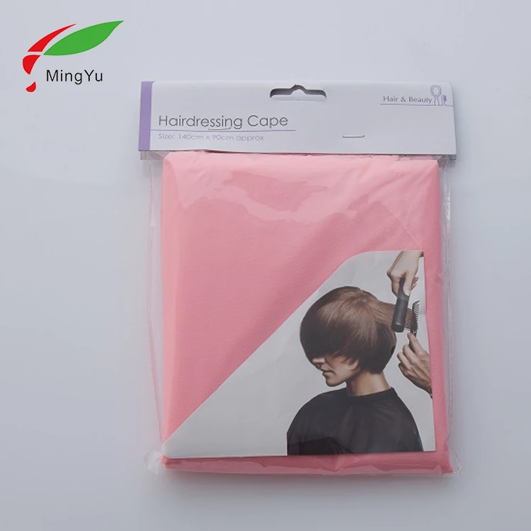 
Professional Manufacturer Pe / Peva Disposable Hair Cutting Capes pattern 