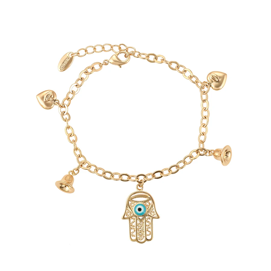 

75814 xuping charm Muslim hamsa hand bracelet bracelet factories, 18k gold color