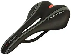 Serfas Phantom Carbon Saddle (Black, 273 mm X 133mm) by Serfas