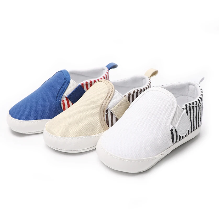 

Free shipping hot sale First Walkers solid slipon 0-2 years baby canvas infant shoes, Blue,yellow, white