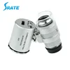 NO.9882 60x Handheld Pocket Microscope Loupe Jeweler Magnifier With LED Light
