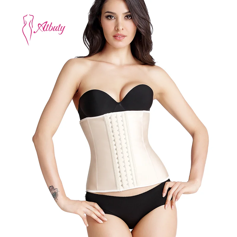 

Colombian Women Waist Trainer Corset Fajas, Black;pink;purple;nude;blue