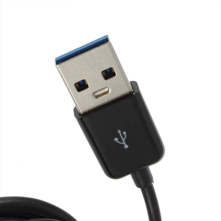 Kwhmobile USB 2.0 Ladekabel Für ASUS EEE Pad Transformer TF101/TF300/TF201/TF700 - 1 Meter, Schwarz