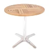 multifunction 4 star dining table wooden top and stainless steel base coffee table in furniture table