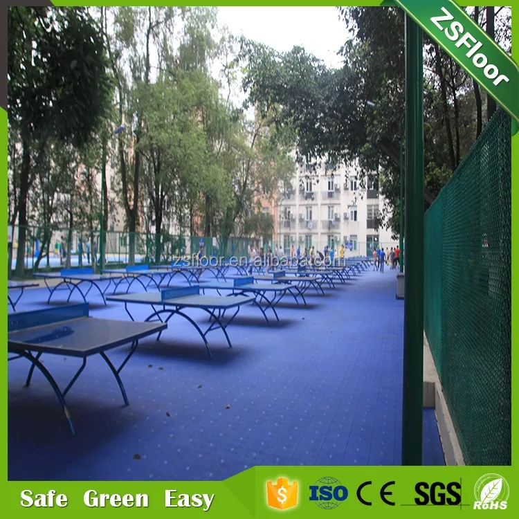 

Safe table tennis court flooring play flooring