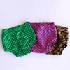 Cute mermaid bloomer for baby girl,Classic fish scale shorts disper cover