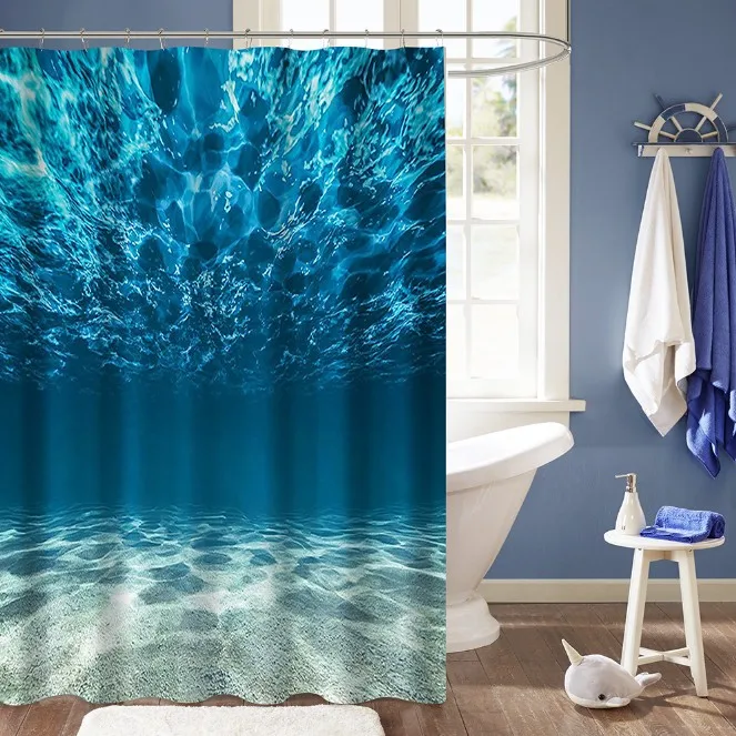 

Creative cartoon printing shower curtain, Customized color