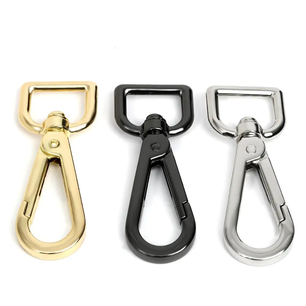 
Metal Handbag Bag Clasps Lobster Swivel Trigger Clips Snap Hooks Buckles Carabiner Gold Silver Bronze 
