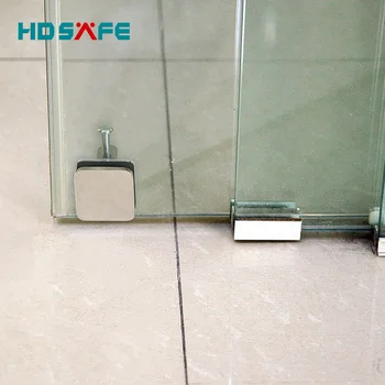 Sliding Glass Door Bolt Plug Latch Stainless Steel Glass Bottom