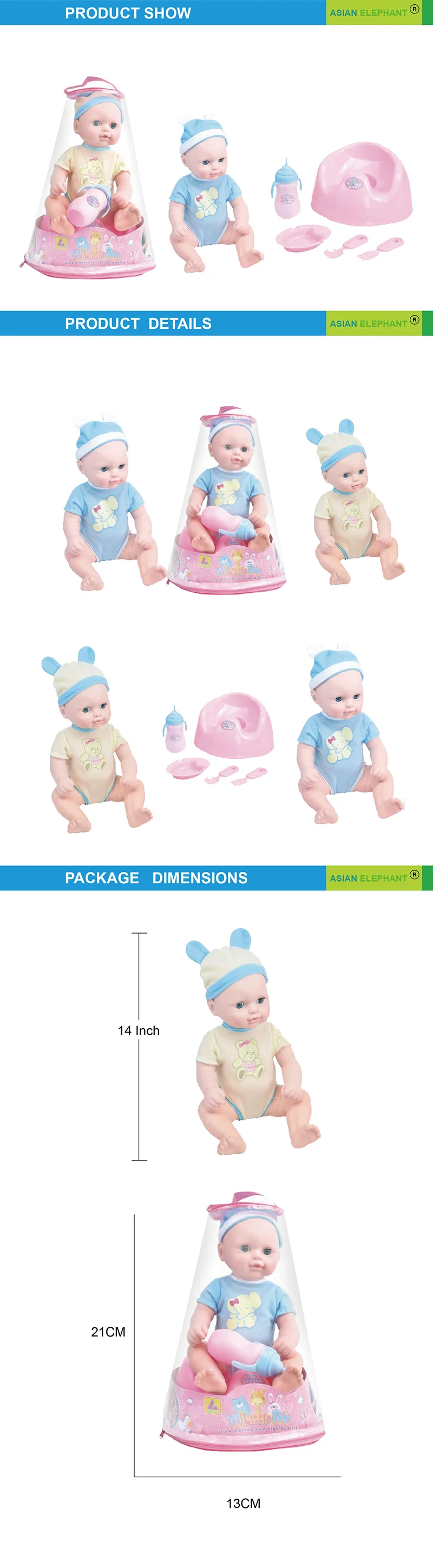 eco friendly baby doll