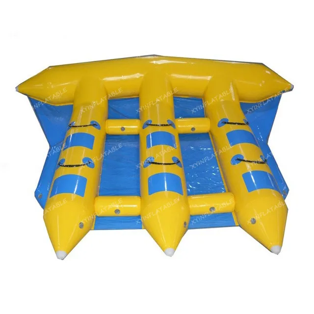 Hot sale inflatable flying fish, inflatable flying fish towable for water game