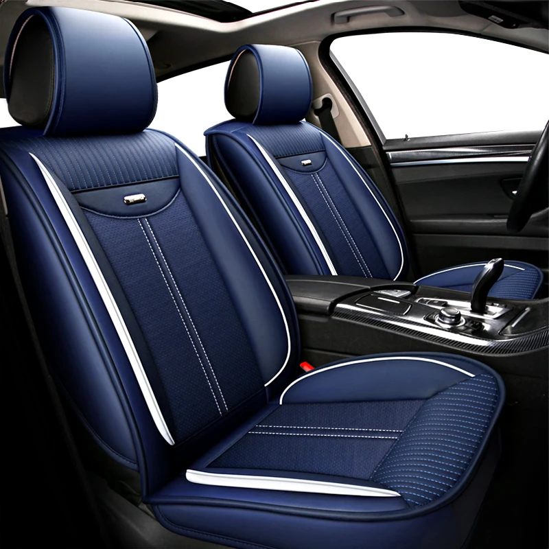 
fancy lunxury colors PVC/PU leather car seat cover fit almost all cars auto accessories 