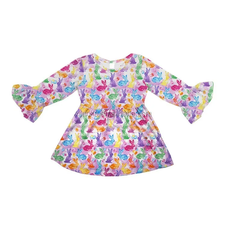 

Milk Silk Clothes Baby Clothes Wholesale Good Guality Girl Dress for Easter, Picture